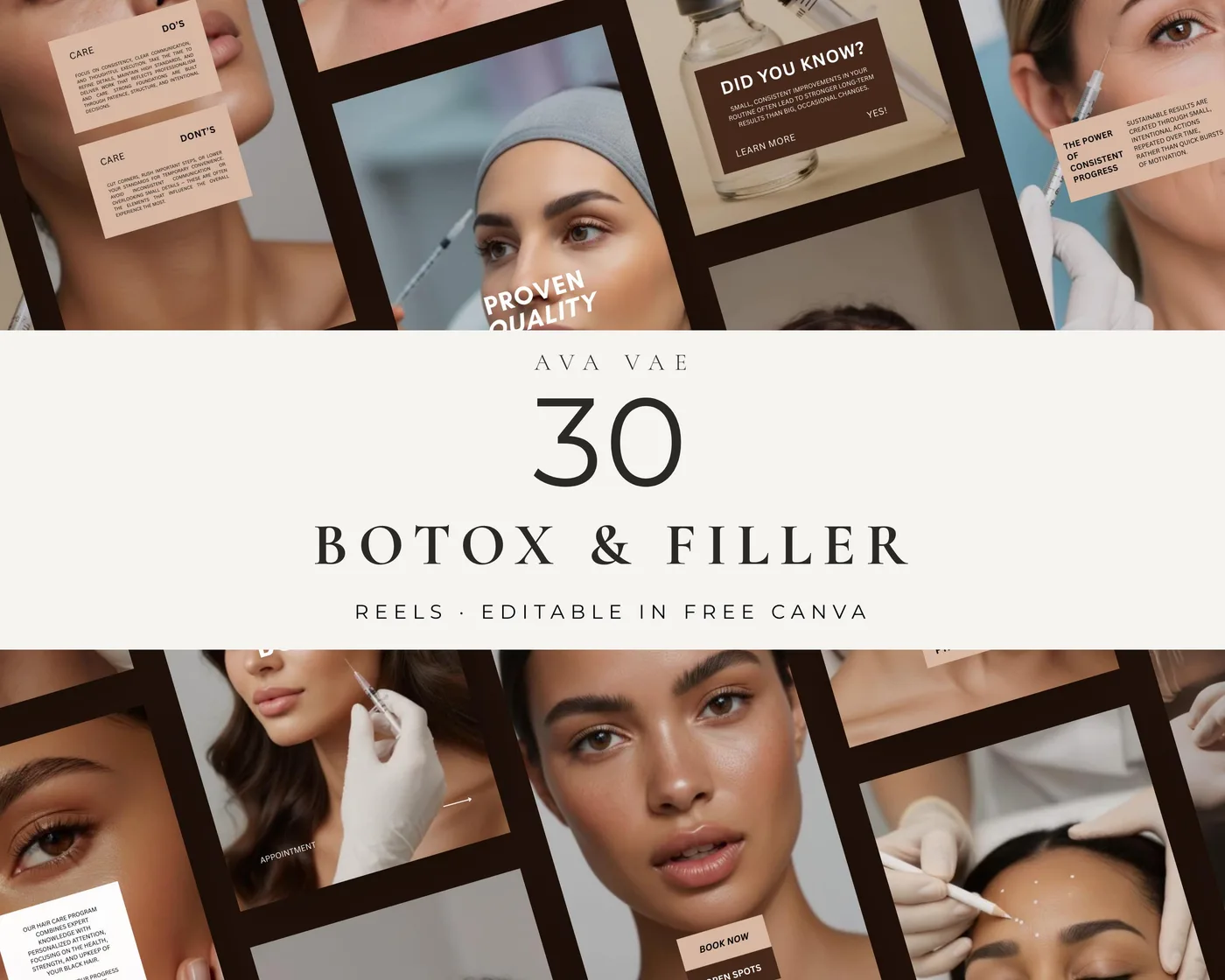 Injector Instagram Reels Templates, Luxury style, template preview
